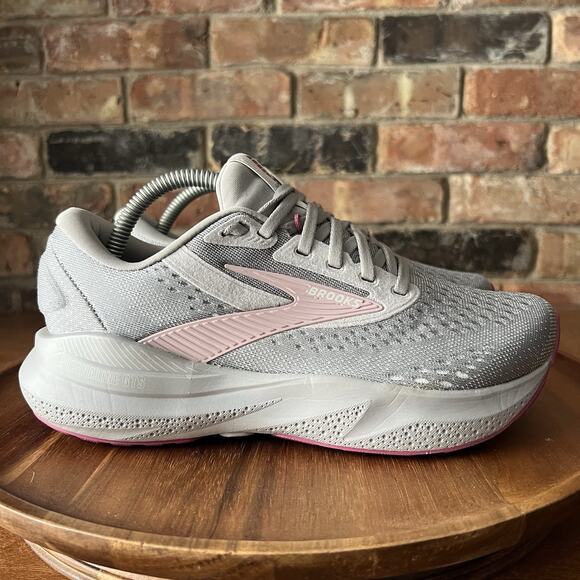 Brooks Adrenaline GTS 24 Supportive Womens 6 2E Gray Pink Shoes Sneakers - Picture 16 of 16